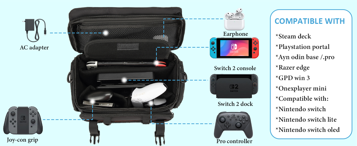 switch carrying case