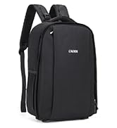 Cwatcun Camera Backpack Professional DSLR Bag with USB Charging Port Rain Cover, Photography Lapt...