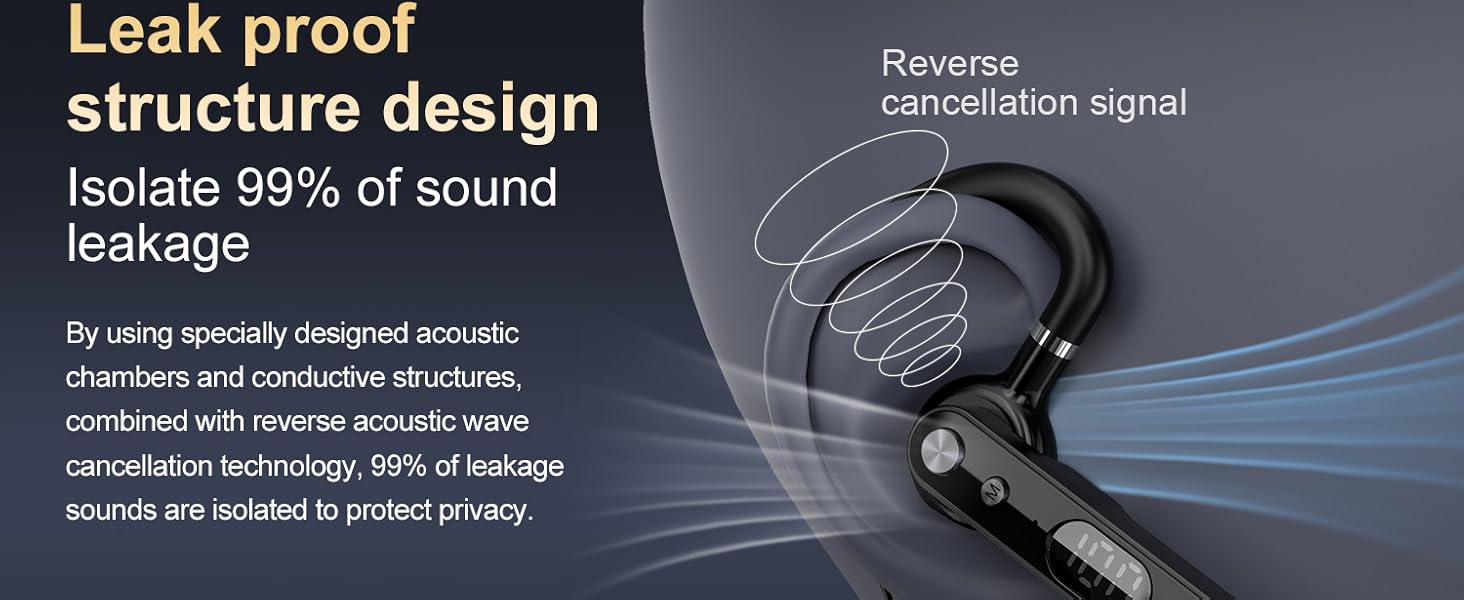 open-ear air single bluetooth earpiece