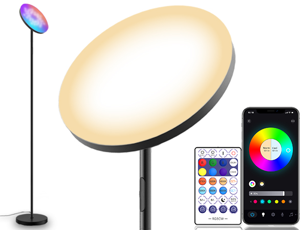 Bluetooth floor lamp