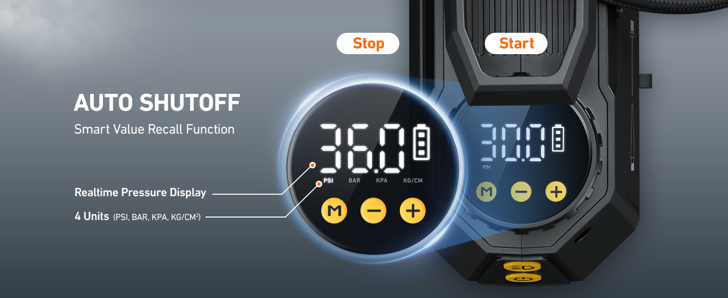 Tire Inflator Portable Air Compressor