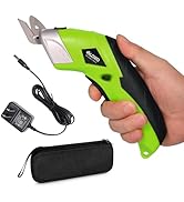 Cordless Electric Scissors, VLOXO Cardboard Cutter Electric Fabric Scissors Box Cutter with Blade...