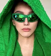 LASPOR Wrap Around Sport Sunglasses for Women Men Sport Shades Glasses y2k sunglasses