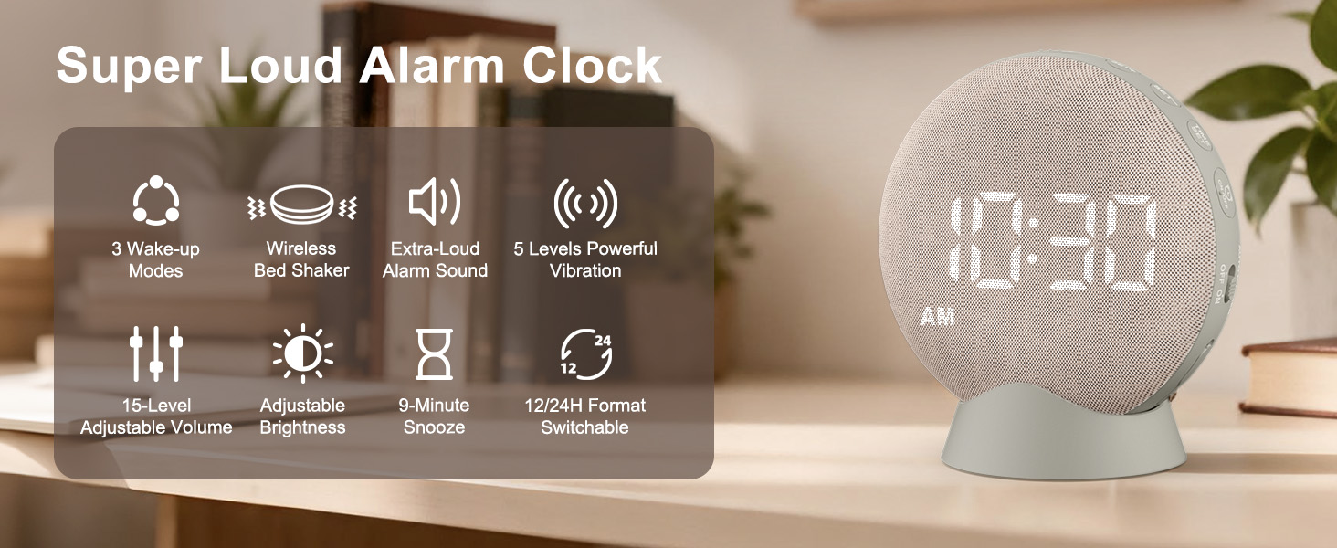 alarm clock for heavy sleepers