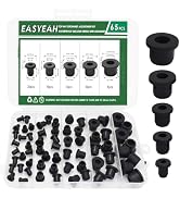 65 Pack Top Hat Rubber Grommetsfor Wiring Assortment Kit Waterproof Wire Grommets Automotive, Fir...
