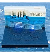 2027 Time Piece Calendar, 3D Sticky Notes 2027, Desk Calendar With LED Light, Tree Memo Pad Creat...