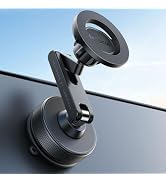 Lamicall Car Phone Holder - [Strongest Magnet &amp; 70+LBS Suction] 360° Magnetic Phone Holder for Ca...