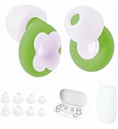 Ear Plugs for Sleeping, Noise Reduction Soft Silicone Earplugs with 4 Pairs Ear Tips&amp;One Stylish ...
