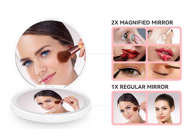 light up compact mirror