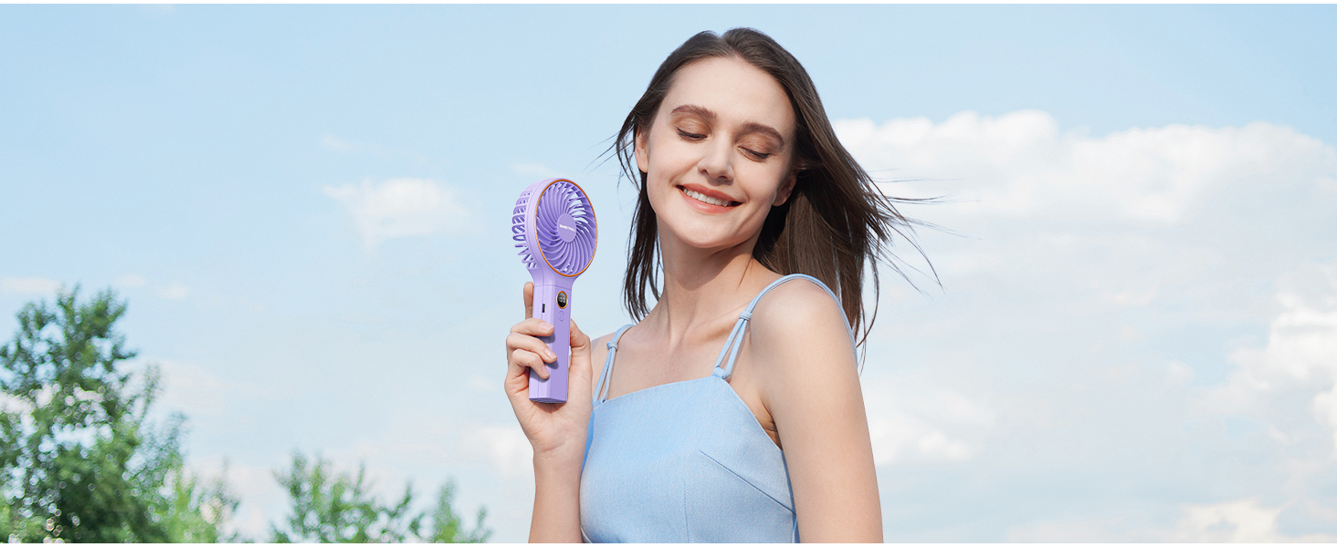 handheld fan cooling fan hand fan rechargeable fan bladeless fan hand held fan misting fan