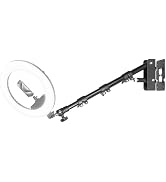 Bzyltrux Wall Mount for Ring Light, 43.3" Heavy Duty Aluminum Wall Mounted Boom Arm with 180° Rot...