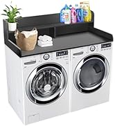 Royxen Laundry Countertop with Storage Universal Fit, Washer and Dryer Countertop with Shelf, Lau...