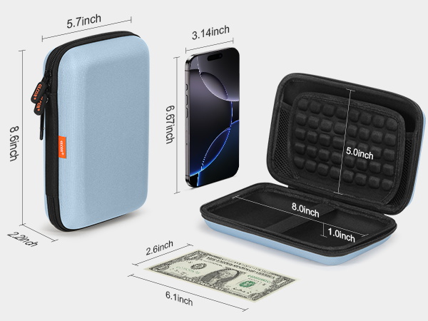 light blue case