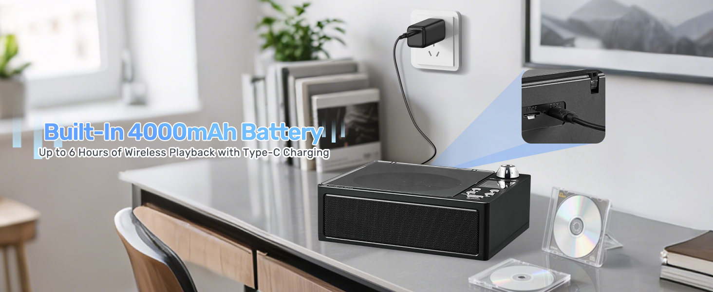 Portable CD Player Boombox