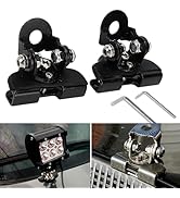 AWGUKA 2 PCS LED Light Bar Mounting Bracket, 304 Stainless Steel Light Bar Mounts/Ditch Light Bra...
