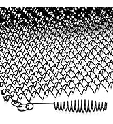 Fireplace Screen Mesh Curtain 2 Pcs - 20"x24" Fireplace Mesh Screen for Wood Burning Fire Stove S...