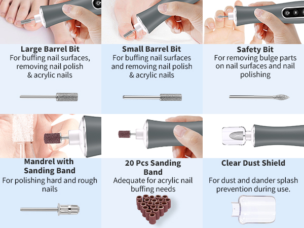 VFD nail drill