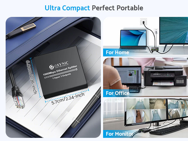 High Speed Ethermet Splitter 1 to 3