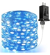 66Ft 200 LED Fairy Lights Plug in, Waterproof String Lights Outdoor &amp; Indoor 8 Modes Christmas Li...