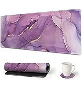 AIMSA Large Gaming Mouse Pad, XXL Keyboard Mouse Mat Extended Desk Pad with Stitched Edges, Durab...