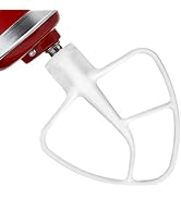 Ezato Coated Flat Beater for KitchenAid Attachment, 4.5-5 QT Tilt-Head Stand Mixer Paddle Compati...