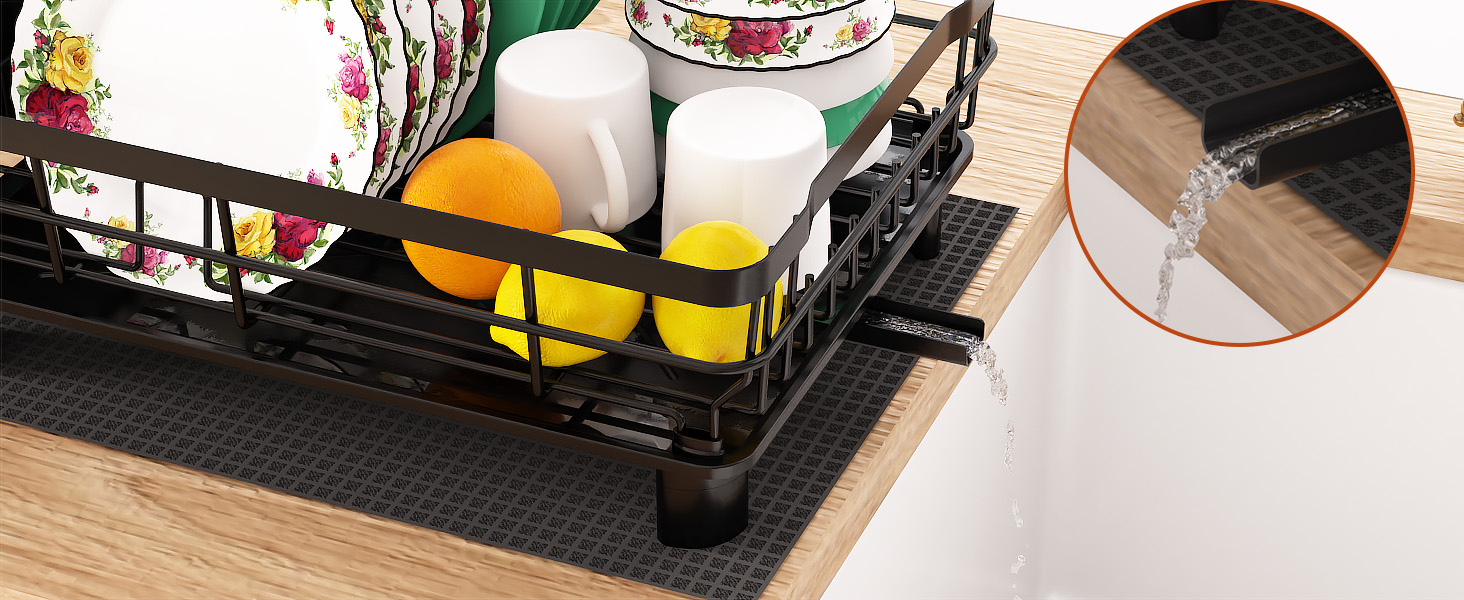 kitchen dish drying rack