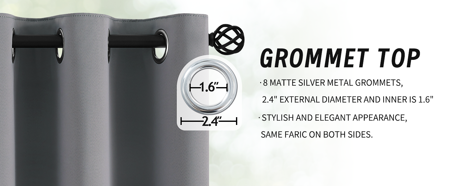 yakamok grommet top curtains