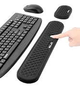 ELZO Wrist Rest for Keyboard and Mouse, Soft Memory Foam Wrist Support, Computer Ergonomic Wrist ...