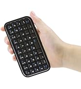CHUYI Mini Bluetooth Wireless Keyboard, Portable Pocket Rechargeable Keyboard, Small Cordless Key...