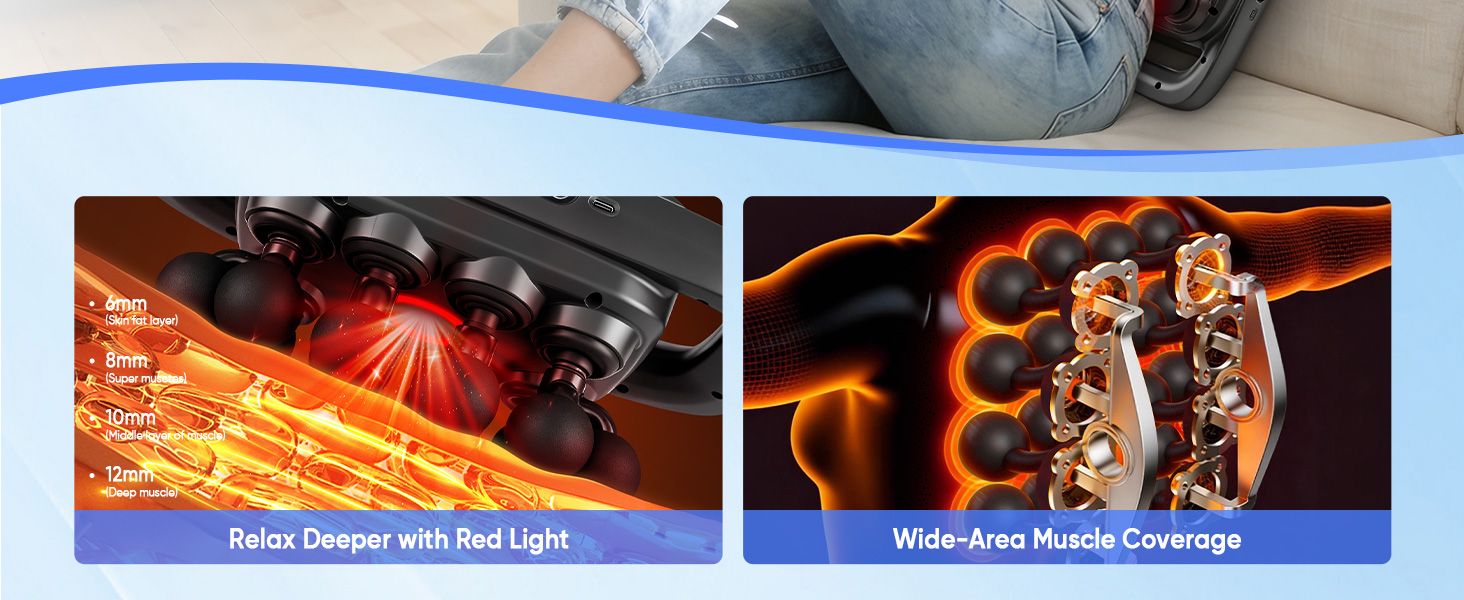 20 head massage gun, massager gun, back massager