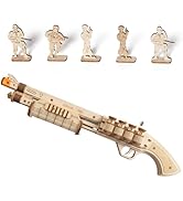 ROKR 3D Wooden Puzzle DIY Building Toys Mechanical Model - Multi-Player Game with Wood Targets &amp;R...