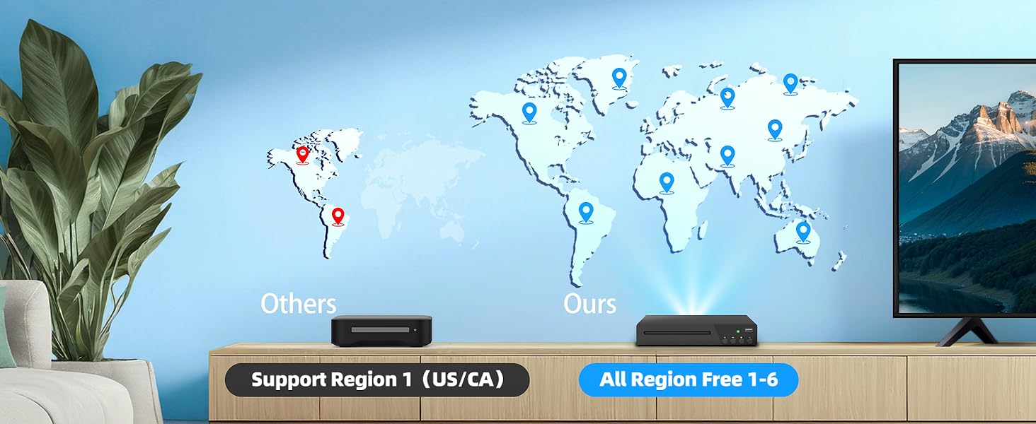 Multi region DVD Player