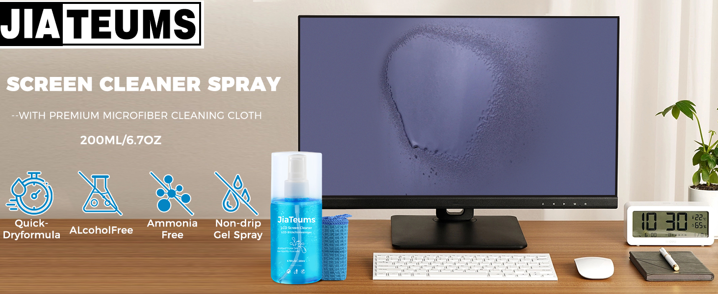 JIATEUMS non drip TV screen cleaner