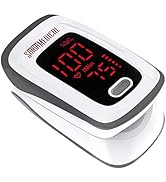 Fingertip Pulse Oximeter, Blood Oxygen Saturation Monitor (SpO2) with Pulse Rate Measurements and...
