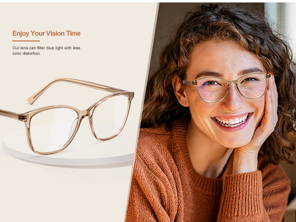 brown blue light blocking glasses computer glasses anti eye fatigue headache