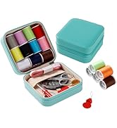 TYRRHHIR Sewing Kit for Beginners and Advanced, with Sewing Tools, Supplies, Storage Case, Blue, ...