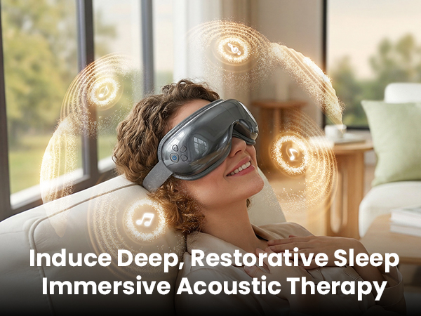 Eye Massager with Heat and Cooling migraine massager migraine relief products headache relief