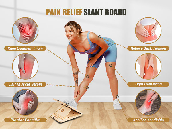 slant board for calf stretching