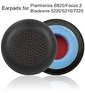 Poly Voyager Focus UC Replacement Ear Pads for Plantronics B825 Binaural, BLACKWIRE 5220 5210 722...