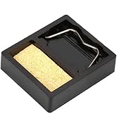 SALUTUYA HWY-001 Mini Electric Soldering Iron Stand Holder with Tip Cleaner Sponge 600 ? High Tem...
