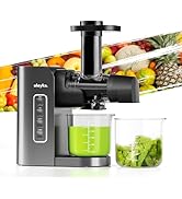 Olayks Juicer Machine,Slow Masticating Juicer with 2 Speed Modes &amp; Quiet Motor,Cold Press Juicer ...