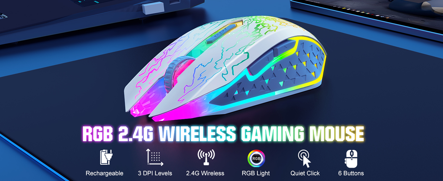 RGB 2.4 gaming mouse