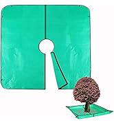 Landscape Pruning Tarp, 78.7“X78.7” Landscape Tarp for Trimming with 12 inch Hole, Pruning Trees ...