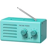 AM FM Radio Portable,Goodes Transistor Radio Plug in Wall Battery Powered with Best Reception, Lo...