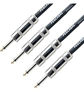 pegcabac Professional Speaker Cable 6FT Heavy Duty Cord Wire 2-Pack 12AWG Pure Copper 1/4 inch to...