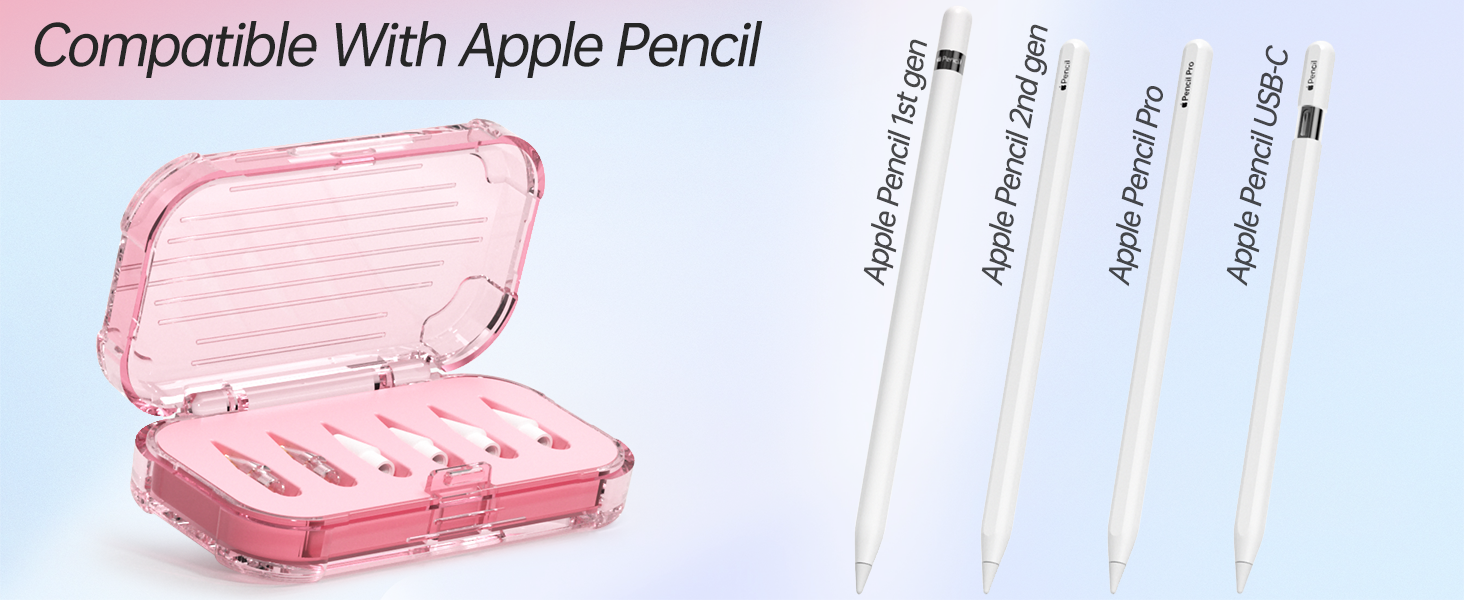 Replacement Tips for Apple Pencil Pro/USB-C/2nd Gen/1st Gen Tips