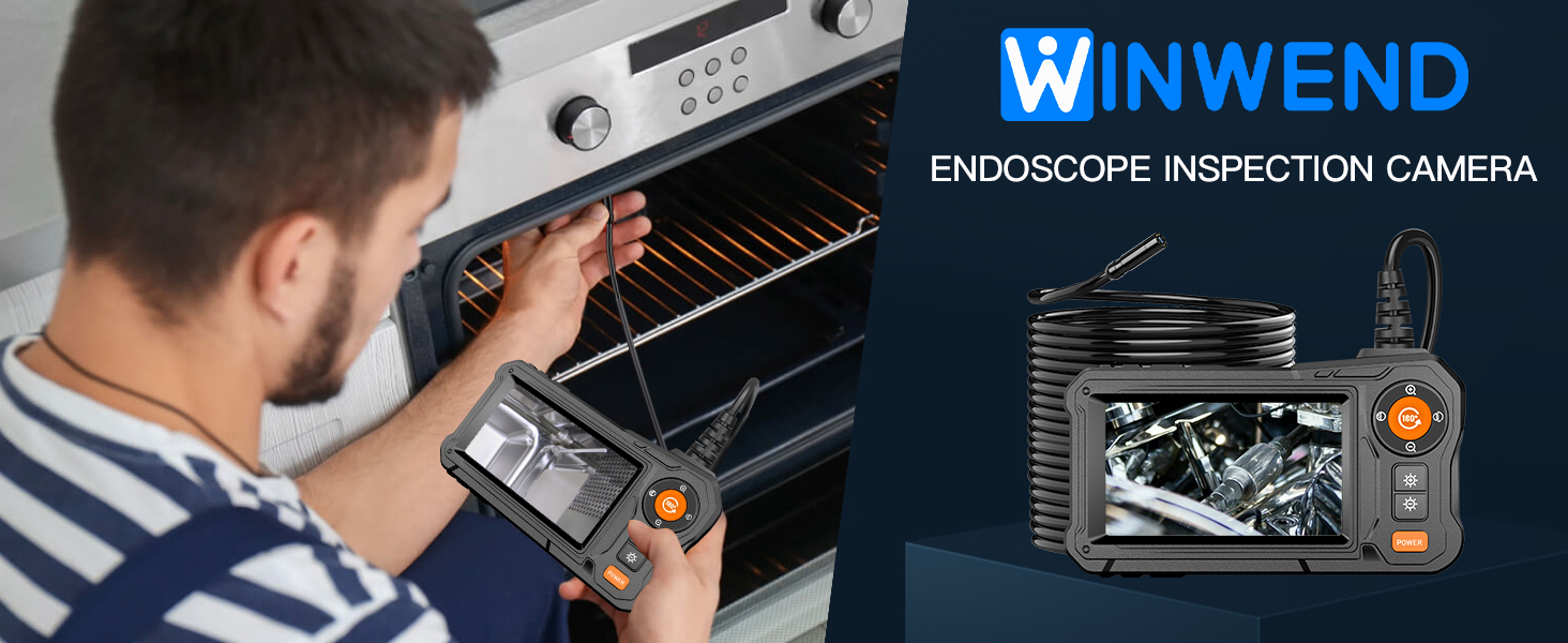 endoscope camera with light