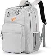 ZORFIN 26L Backpack for School, College, and Travel: Water Resistant Bookbag with 8 Compartments ...