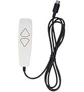 LiebeWH Lift Chair Remote Control Replacement, Universal Two Button 5 Pin ABS Recliner Remote Con...