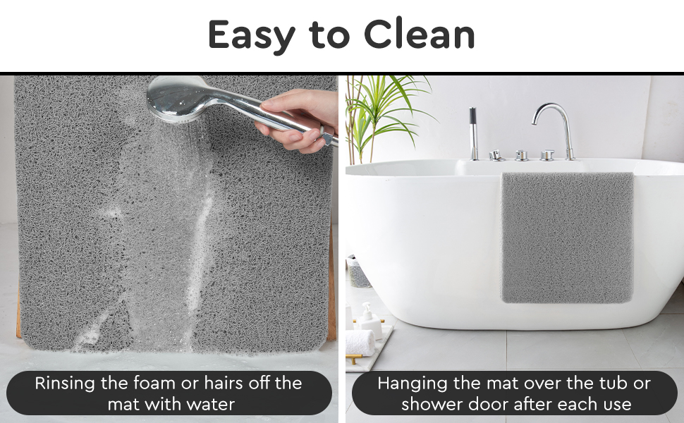 shower mats non slip mildew resistant